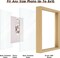 8x10 Floating Frame Set of 2,Double Glass Rustic Photo Frame for Wall Hanging